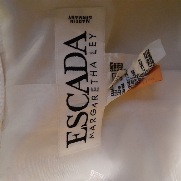 Escada Margaretha Rey, vintage suit black/white - Picture 5 of 7